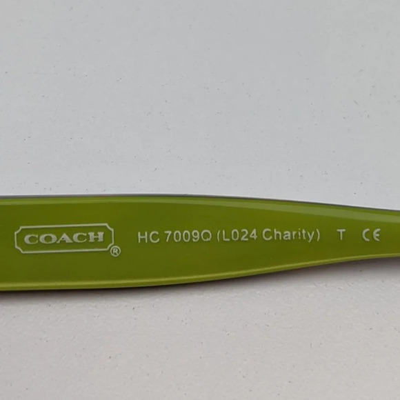 🕶️Frame Only | Coach HC7009Q L024 Charity 9005 Sunglasses 58/13 135 /KAI150🕶️ - Picture 4 of 6